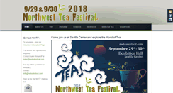 Desktop Screenshot of nwteafestival.com
